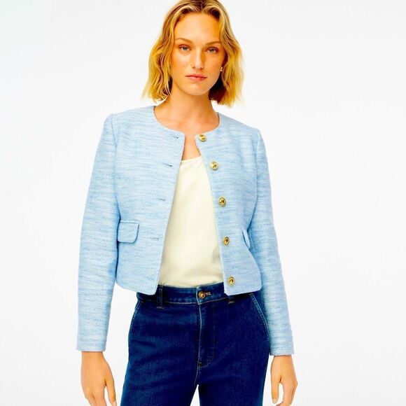 J Crew Tweed Lady Jacket NWT - Picture 2 of 8